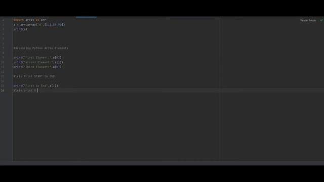 Array in python смотреть онлайн