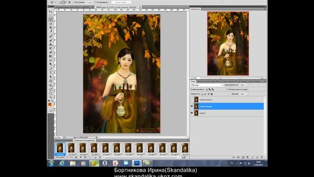 Урок анимации в фотошоп с применением фильтра пластика. смотреть онлайн