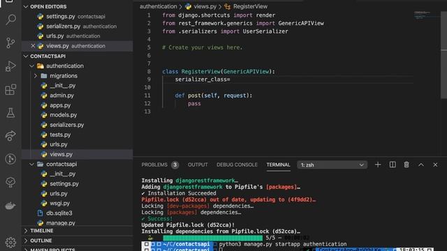 User Email Registration. Django Rest Framework.API Project.[2] смотреть онлайн