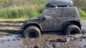 Сузуки Эскудо Suzuki Escudo  чуть-чуть заморался. Шины Шаина 2