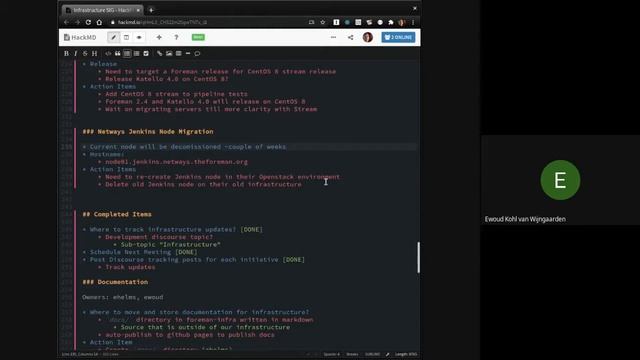 Foreman Infrastructure SIG Meeting (2021 01 20) смотреть онлайн