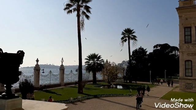 Зимний Стамбул. Дворец султана Долмабахче. Dolmabahçe. Istanbul. Palace Of The Sultan Dolmabahce