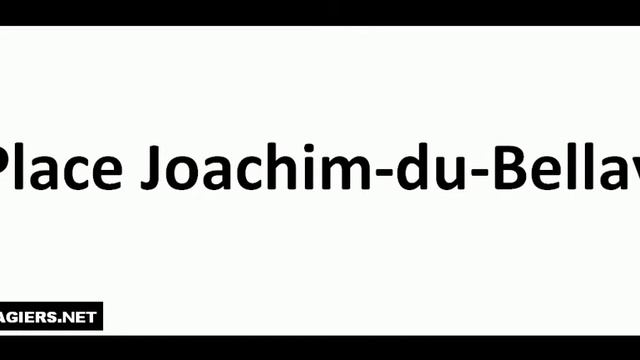 如何发音 # Place Joachim du Bellay смотреть онлайн