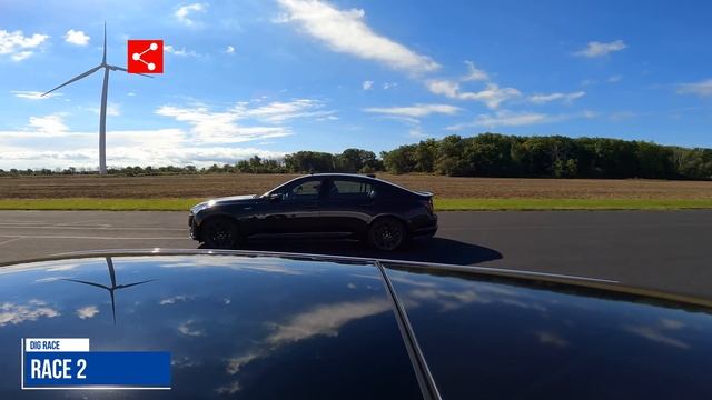 2022 Cadillac CT5-V Vs 2022 Kia Stinger GT, Shocking Results. Drag And Roll Race.