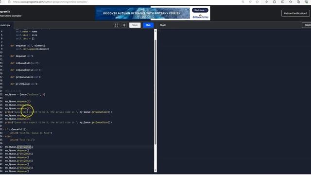 Python OOP (Object Oriented Programming) for Queue смотреть онлайн