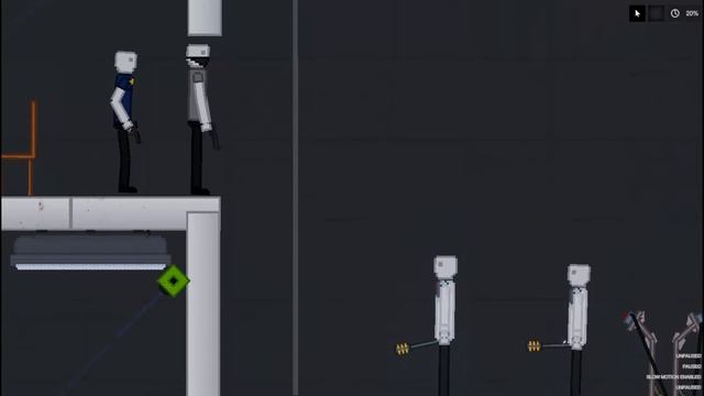 Бандитов воскресили и проводили опыты над ними в People Playground