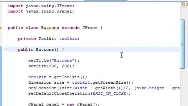 Java Programming 25 Adding a JButton смотреть онлайн