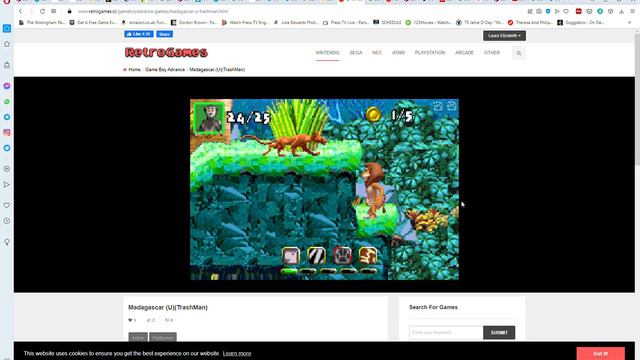 Play Game Boy Advance Madagascar UTrashMan Online in your browser RetroGames cc Opera 2022 07 0 смотреть онлайн