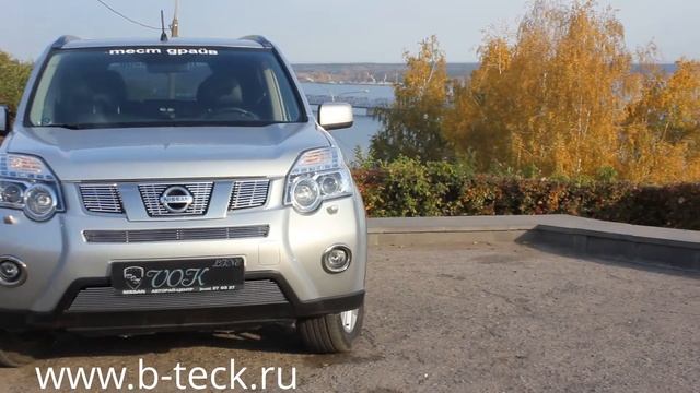 Nissan X-Trail 2011- Решётка радиатора и бампера VOK-NS-P800 смотреть онлайн
