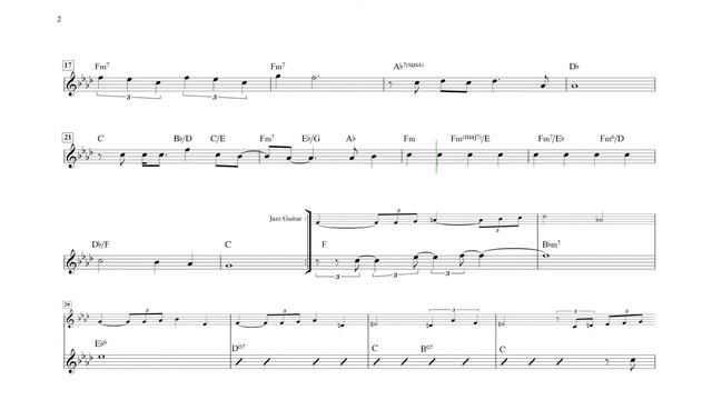 Michelle - The Beatles (Score/Sheet Music) смотреть онлайн
