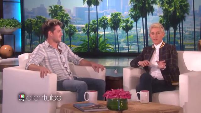 Niall Horan on the Ellen show.Найл Хоран на шоу Эллен. смотреть онлайн