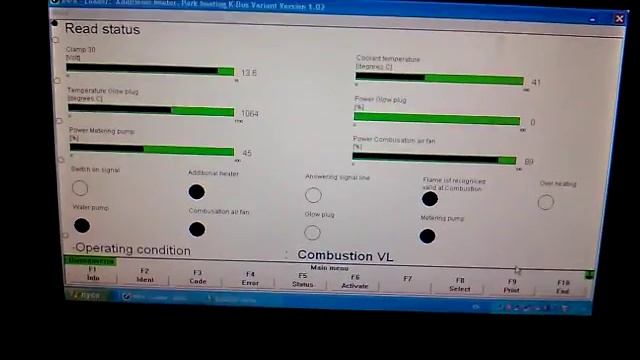 Просмотр алгоритма работы Webasto Thermo Top z/c в БМВ Е39 с помощью INPA EDIABAS смотреть онлайн