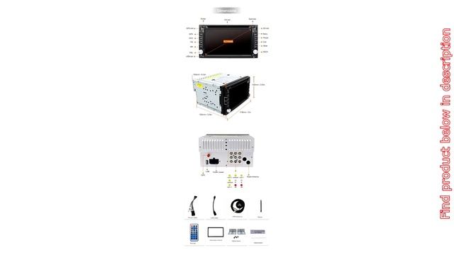 BOSION Navigation Win CE product 6.2-inch Double DIN in Dash Car Dvd Player Car Stereo смотреть онлайн