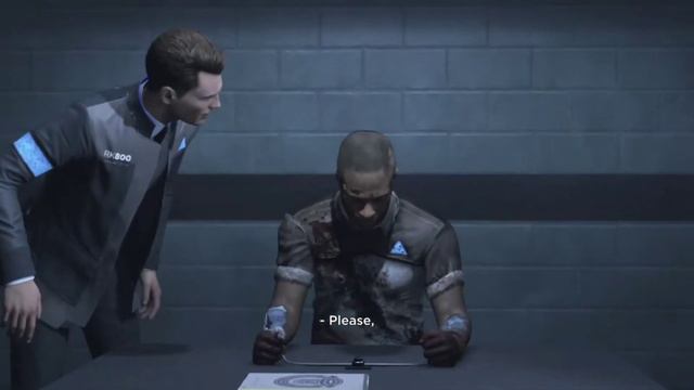 Detroit Become Human Connor the Interrogation walkthrough смотреть онлайн