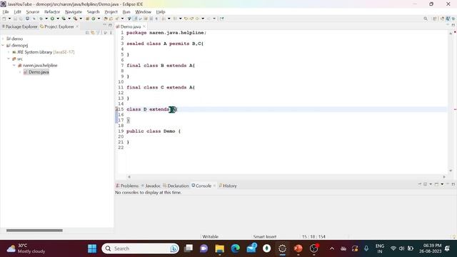 Sealed Classes in Java | Java 17 features by Naren смотреть онлайн