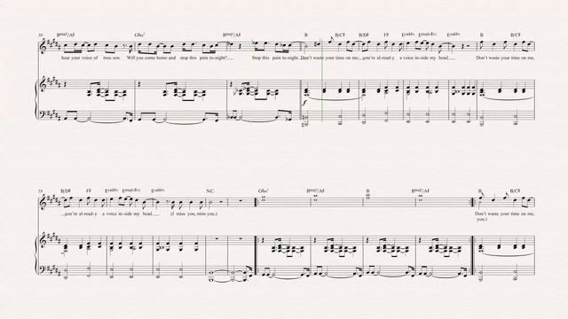 Flute - I Miss You - Blink 182 - Sheet Music, Chords, & Vocals смотреть онлайн