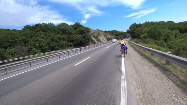 Женское велопутешествие! Встреча с блогером Борода Едет! Новороссийск. 35 mp4 смотреть онлайн