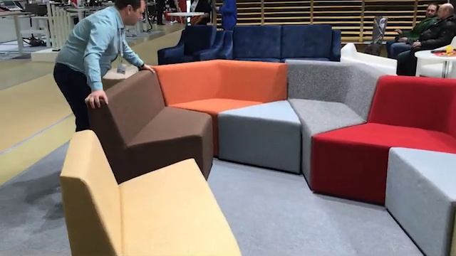 Модульный диван Оригами смотреть онлайн