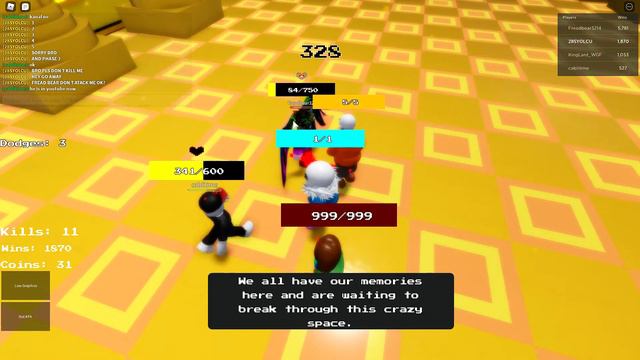 Roblox BAD TİME TRİO UNDERTALE:JUDGEMENT DAY 800 WİNS смотреть онлайн