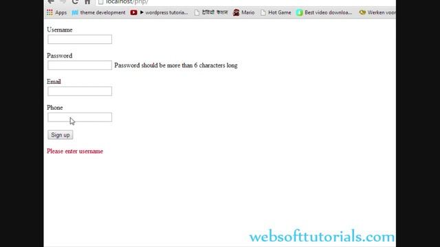 php tutorials for beginners - 48 - form validations in php смотреть онлайн