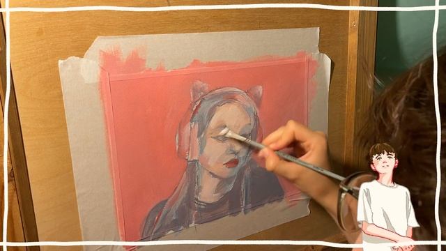 рисую ДАРЬЮ КАПЛАН L Speedpaint L Дарья Каплан