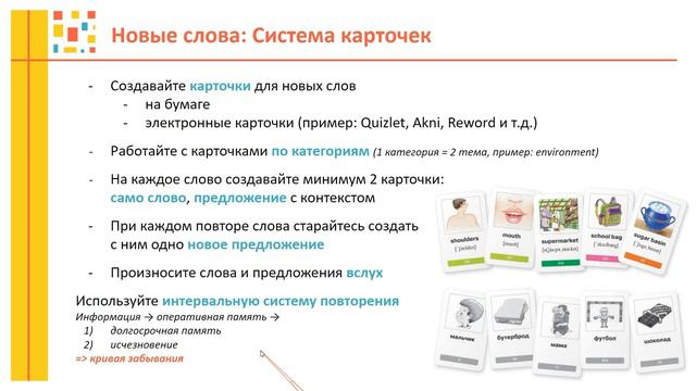 🔍 Как Учить и НЕ Забывать Новые Английские Слова