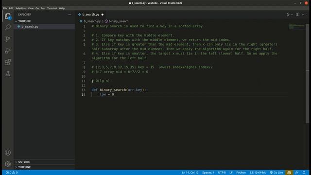 Binary Search in Python смотреть онлайн