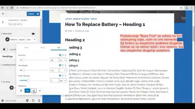 WordPress Kadence theme [Typography] смотреть онлайн