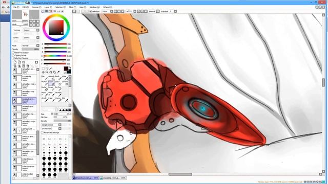 SpeedPaint Anime OC #00 On Sai/Mangastudio & Photoshop смотреть онлайн