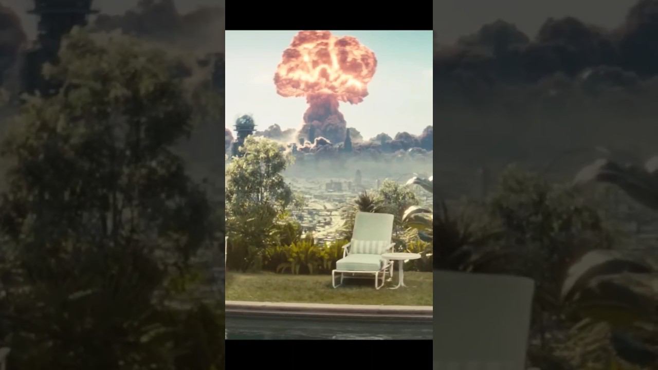 Ядерный взрыв из сериала Фоллаут #графика #кино #fallout смотреть онлайн