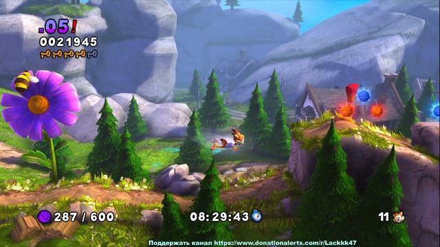 #2 Bubsy: The Woolies Strike Back - RESERVOIR CATS прохождение playstation 4 pro Lackkk47. смотреть онлайн