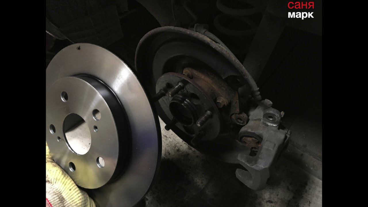 как заменить задние тормозные диски тойота королла 2012 toyota смотреть онлайн