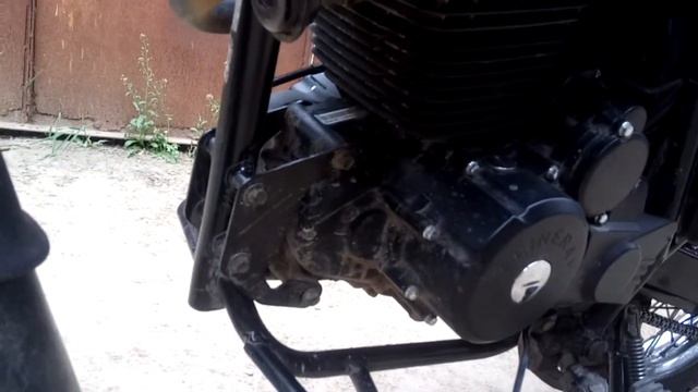 SHINERAY X-TRAIL 250 Удлинил переднее крыло. смотреть онлайн