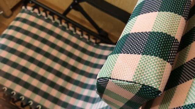 Обзор-Покупка / Шезлонг пляжный складной клетка YTLC013B 165х65х112 cм смотреть онлайн