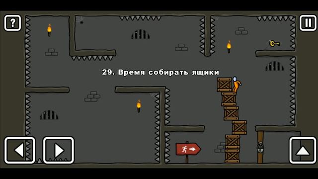 СТИКМЕН СНОВА В ТЮРЬМЕ. Прохождение One Level 2: Stickman Jailbreak на телефоне (1-60 уровни) смотреть онлайн