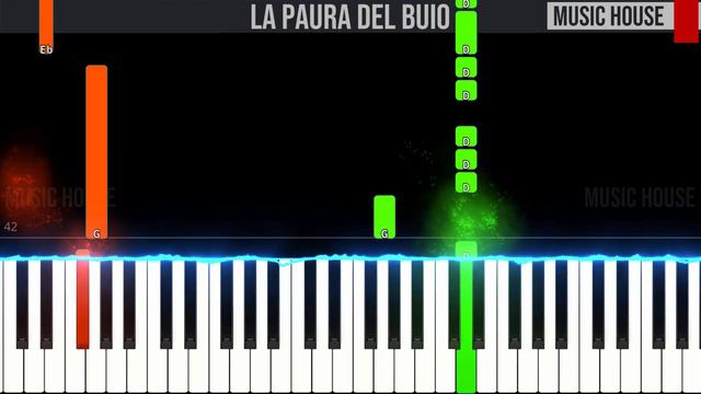 La Paura del Buio - Måneskin - EASY SLOW Piano Tutorial 🎹 - video 4K🤙 смотреть онлайн