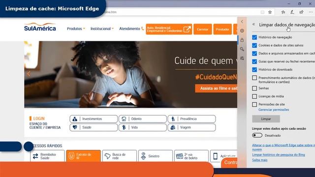 Limpeza cache Microsoft Edge смотреть онлайн