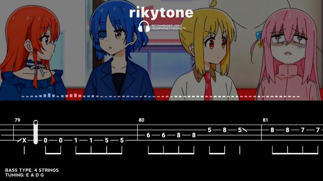【BASS TAB】 BOCCHI THE ROCK! OST | KESSOKU BAND - SEISHUN COMPLEX【BASS GUITAR TUTORIAL】 смотреть онлайн
