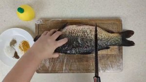 ??Запеченный карп в духовке без фольги! Пальчики оближешь!