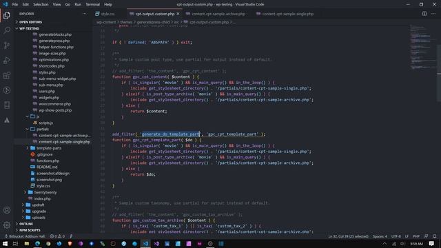 Using generate_do_template_part in the GeneratePress WordPress Theme смотреть онлайн