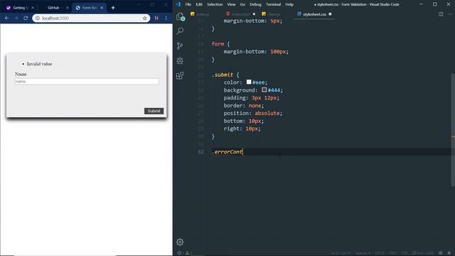 Server Side Express-Validation using Node.js & Express смотреть онлайн