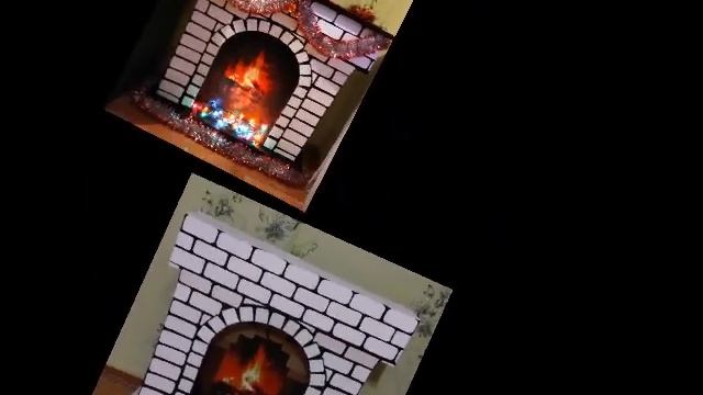 Камин из картона своими руками))) смотреть онлайн