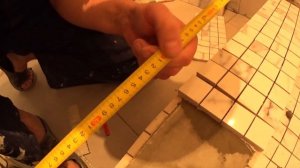 Облицовка мозаикой полукруглого  душевого поддона 3 часть