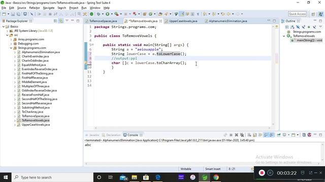 How To Remove Vowels From The Given String Using Java смотреть онлайн