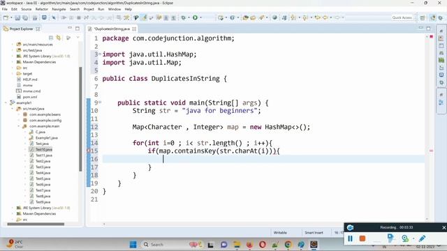 How to find duplicate characters in string || Java Interview Question смотреть онлайн