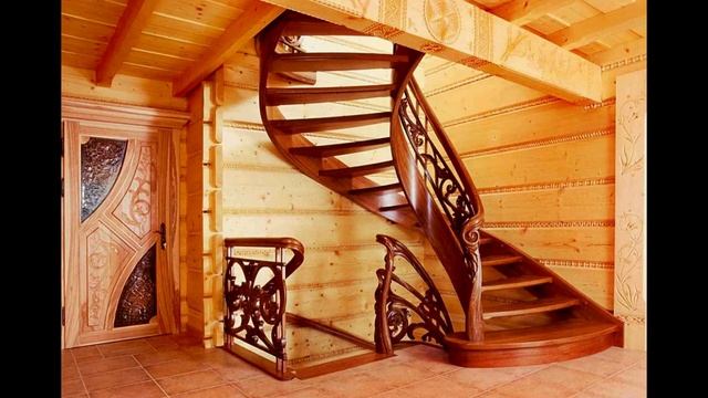 Топ лестниц на второй этаж для дома и дачи. Идеи дизайна и интерьера. смотреть онлайн