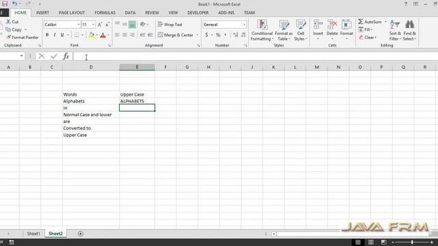 Microsoft Excel Tutorial - upper Function | Excel 2013/2016/2019 смотреть онлайн