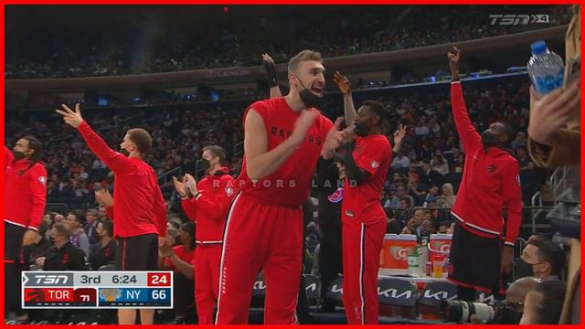 Sam Dekker BRINGS THE HYPE TRAIN! | Raptors vs Knicks | Nov 1, 2021 | 2021-22 Season смотреть онлайн