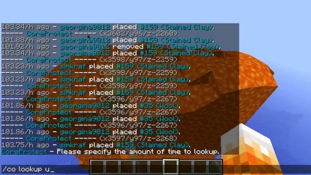 Minecraft Grief ! Rollback CoreProtect | Simkraf.com | Part #2 смотреть онлайн