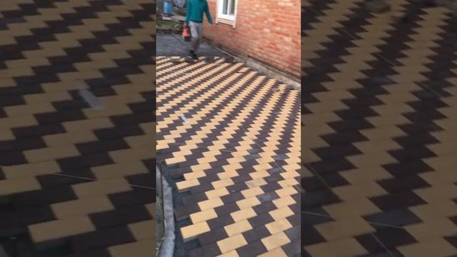 Укладка брусчатки